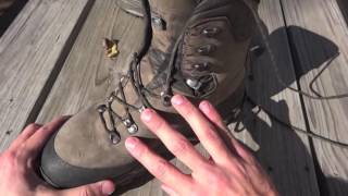 Boot Review LOWA Tibet GTX Lacing Details [upl. by Vescuso633]