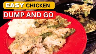 EASIEST Crockpot Chicken amp Stuffing Recipe EVER [upl. by Nomrah56]