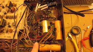 Seeburg SHP Amp Capacitor Replacement using Atlas ESR Meter for Recapping [upl. by Idell]