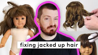 Extreme American Girl Doll Hair Restoration [upl. by Yahska76]