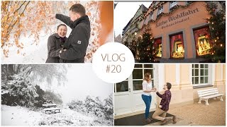 VLOG 20 Heiratsantrag beim Fotoshooting Weihnachtsmarkt in Rothenburg und Käthe Wohlfahrt [upl. by Obellia]