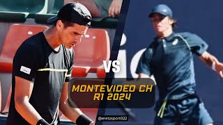 Montevideo Challenger 2024 R1 Federico Coria 3 vs Vilius Gaubas Condensed Match [upl. by Tjaden27]