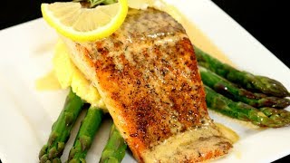 IMPRESS YOUR DATE  Blackened Salmon amp White Wine Sauce  EASY RECIPE  MOORE APPROVED [upl. by Eerat184]