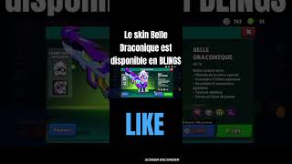 Le skin de belle Draconique gaming brawlstars [upl. by Sussi]