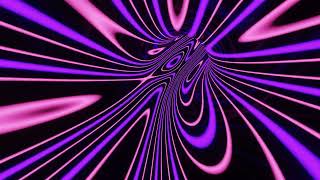 Abstract Background Video 4k VJ LOOP NEON Pink Purple Metallic Tunnel Calming Screensaver [upl. by Mohn]