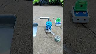 Diy Mini motor water pump project mini cow bathed  59 [upl. by Anihcak927]