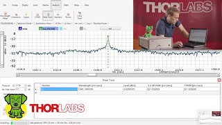 Thorlabs OSA Software Tutorial Part 3  Narrowband Source [upl. by Elrem]