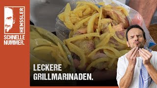 Schnelles Leckere Grillmarinaden Rezept von Steffen Henssler [upl. by Kenneth]