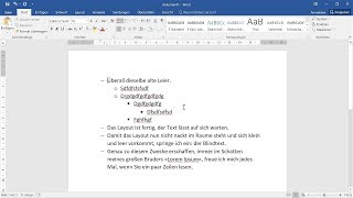 Aufzählungszeichen – WordTutorial [upl. by Neerehs961]