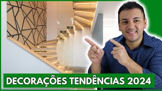 10 TENDÊNCIAS DE DECORAÇÕES PARA 2024 [upl. by Ideih]