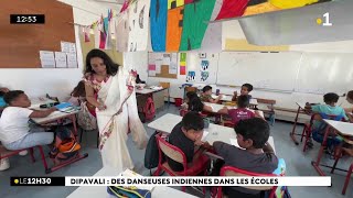 La culture indienne à l’honneur dans les écoles saintpierroises à l’occasion du Dipavali [upl. by Yrolg]