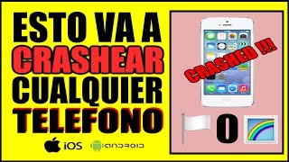 Cómo bloquear un iPhone o Android con un mensaje de texto español [upl. by Yelhs]