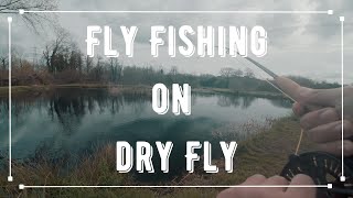 Fly fishing for trout  Dry Fly Action  Episode 3  Woodington Lakes  UK [upl. by Dustin]