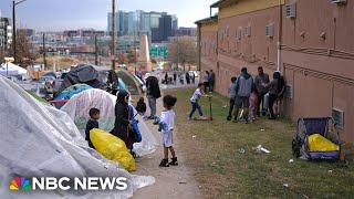 Denver is ‘hitting a breaking point’ in handling migrant influx says Mayor Johnston [upl. by Lottie]