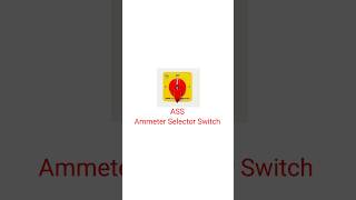 ammeter selector switch  selectorswitch ammeter ass [upl. by Rhyner]