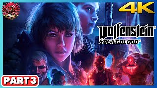 Lets Play Wolfenstein Youngblood 3 FULL GAME LONG PLAY Fr 4K [upl. by Hock]