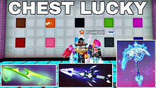 How To Got Rich Lucky Chest  Blockman Go Skyblock [upl. by Sabba]