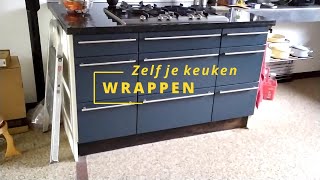 Zelf je keukenkastjes wrappen [upl. by Lail]