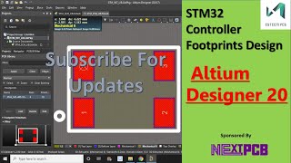 Altium Designer 20 Tutorial Footprint Design for STM32 [upl. by Brace907]