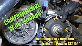 2013 Arctic Cat Prowler XTZ 1000 Drive Belt Replacement [upl. by Lira]