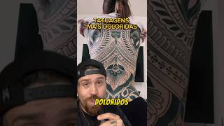 TATUAGENS MAIS DOLORIDAS😱 tatuagem tattoo [upl. by Sontich]