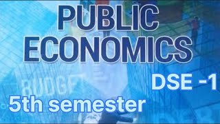 DSE 1 public economics syllabus 5thsemexam economics dse1public economics [upl. by Amar]