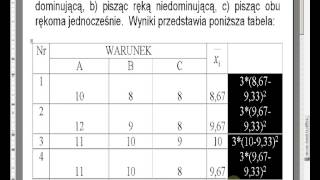Jednoczynnikowa ANOVA z powtarzanym pomiarem [upl. by Lula]