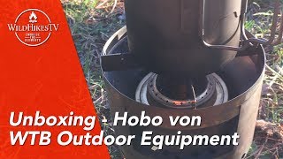 Unboxing  WTB Outdoor Equipment  Hobo Kocher  WTB Hobo [upl. by Nosyd]