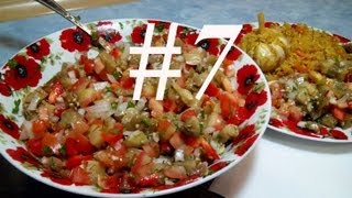 САЛАТ С БАКЛАЖАНАМИ ПЕРЦЕМ И ПОМИДОРАМИ \ Рецепт вкусного овощного салата \ Как приготовить салат [upl. by Lrem]