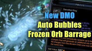 New DMO  AutoBubbles Teleport Resets and throwing 5 Frozen Orbs per Cast are pretty amazing [upl. by Wyler351]