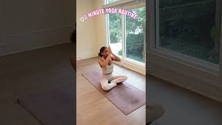 3 minitue yoga routine ♡  babyscorpi000 LeahsYoga Flexibility yogapose meditation [upl. by Leahcimaj]