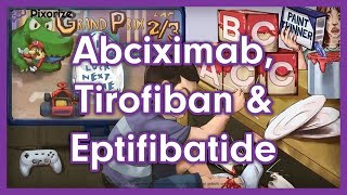 Abciximab Tirofiban Eptifibatide Glycoprotein IIbIIIa Inhibitors Mnemonic for NCLEX [upl. by Seve]