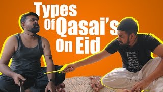 Types of Qasais on Eid  Bakra Eid  Bekaar Films [upl. by Anaxor991]