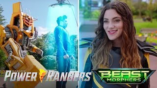 Power Rangers Beast Morphers  Roxys Plan  Episode 4 Digital Deception  Power Rangers Official [upl. by Lecram]