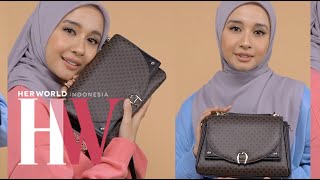 Discover the new Aigner Diadora Dadino bags with Laudya Cynthia Bella [upl. by Yllom738]