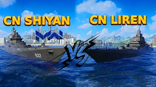 CN Liren VS CN Chiyan  Modern Warships [upl. by Natika131]