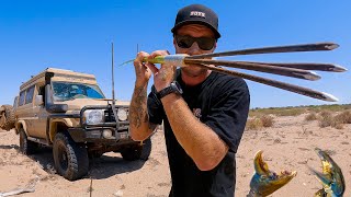 DAY 12 NO FOOD HAND SPEAR HUNTING IN REMOTE AUSTRALIA [upl. by Ainevuol]