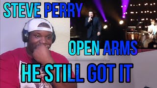 Steve Perry  Open Arms  Reaction Even At This Age sheeeesh [upl. by Farrica]