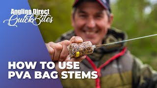 How To Use PVA Bag Stems  Carp Fishing Quickbite [upl. by Morville293]