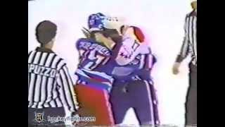 George McPhee vs Timo Blomqvist Dec 15 1984 [upl. by Gillian]