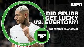 THEY WERE LUCKY 🗣️ Craig Burley reacts to Spurs SNEAKY 21 win  ESPN FC [upl. by Mingche490]