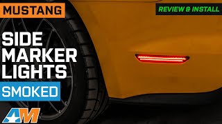 20152023 Mustang Morimoto XB LED Side Marker Lights Smoked Review amp Install [upl. by Werby]