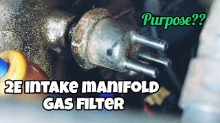 Gas Filter ng Intake Manifold Mahina ang Vacuum  Corolla 2E [upl. by Roxie]