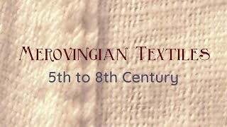 What fabrics did the Merovingians use in the 5th and 6th centuries [upl. by Annamaria779]