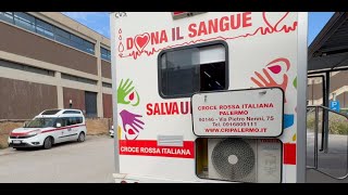 Donazione sangue  CRI Palermo  31102024 [upl. by Lelia739]