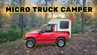 TOUR MY MICRO TRUCK CAMPER Worlds Smallest [upl. by Armbruster774]