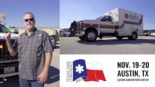 Look for Frazer at the Texas EMS Conference 2023  Brazoria County ESD 3 [upl. by Sawyere]