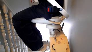 Acorn  Brooks 130 Stairlift Features and Demonstration [upl. by Carrington]