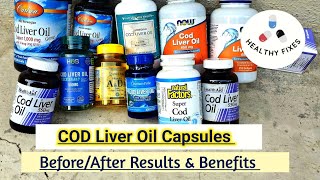 COD Liver Oil Supplements Results Before amp After  COD Liver Oil Benefits  Healthy Fixes [upl. by Annovoj]