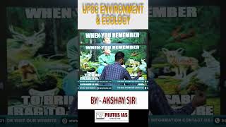 🌿 UPSC Environment amp Ecology Tips part 2  Expert Guidance by Akshay Sir shorts upsc [upl. by Nylime]